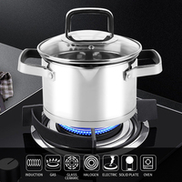 Ensemble d'ustensiles de cuisine à triple fonction Direct d'usine, ustensiles de cuisine en acier inoxydable, ensemble de casseroles