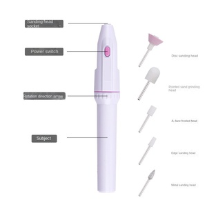 Suministro para Comercio Exterior Sune l Port Mini Lijadora de <span class=keywords><strong>Uñas</strong></span> Eléctrica Portátil Tipo Bolígrafo Simple 56g para Pulido y Taladrado - Product Image 3