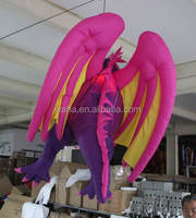 Dragon gonflable géant suspendu en gros, sculptures de dragons fantastiques en vrac pour carnavals et places publiques