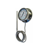 Thermomètre bimétallique industriel de haute précision en acier inoxydable HUBEN, plage de température personnalisable 50-650°C, support OEM ODM