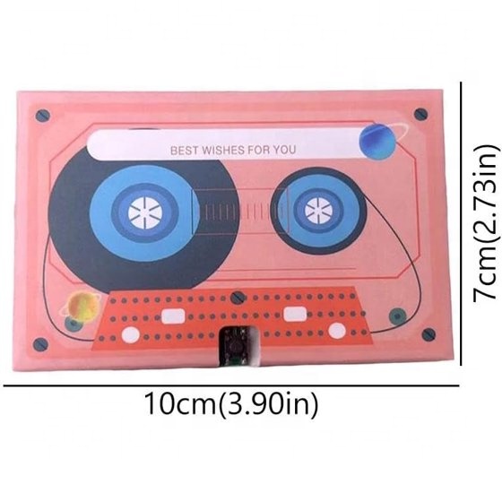 Custom Voice Recording Cassette Gift Personalized Sound Card for Valentine's