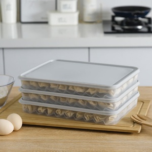 <b>Food</b> Freezer Box Preservation sealed Refrigerator Storage Dumpling Box <b>Food</b> Tray for Dumpling <b>Plastic</b> <b>Food</b> Storage <b>Containers</b> - Product Image 6