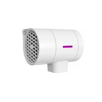 Esterilizador de Cepillos de Dientes UVC Mejorado de Alta Potencia, Montado en la Pared, con Batería Recargable de 800 mAh y Secado por Aire