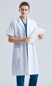 Nuova Divisa da Infermiera per <span class=keywords><strong>Donna</strong></span>, <span class=keywords><strong>Camice</strong></span> da Laboratorio Bianco, <span class=keywords><strong>Camice</strong></span> da Laboratorio per Biologia, Camici da Laboratorio Regolabili per Uomo e <span class=keywords><strong>Donna</strong></span> - Product Image 2