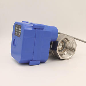 Mini Válvula de Bola Eléctrica de Alto Torque de Acero Inoxidable DN32 5V 12V 24V 220V, Válvula de Drenaje para Control de Agua y Aceite, Compatible con OEM - Product Image 2