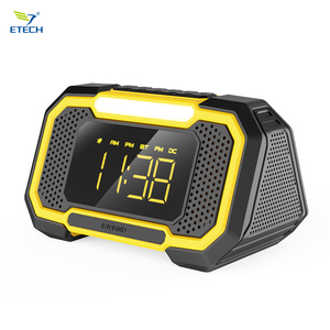 Multifunctional Alarm Clock Bluetooth Speaker with FM <strong>Radio</strong>, Qi Charging &amp; LED Display - Product Image 3