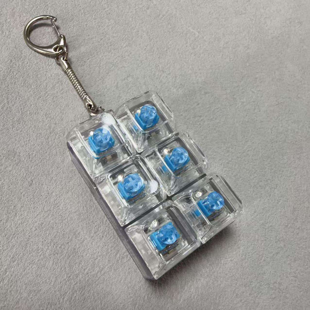 Coque/capuchon transparent à 6 boutons