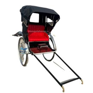Rickshaw Romántico y clásico Rickshaw Venta caliente de alta calidad Rickshaw negro de dos filas - Product Image 4