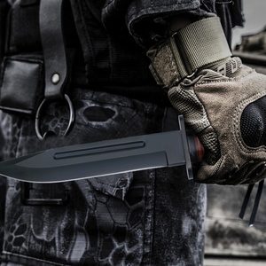 มีดต่อสู้ KB1217 ปรับแต่งได้ ใบมีดสแตนเลสคุณภาพสูง ด้ามจับหนัง สำหรับงาน DIY กลางแจ้ง รับผลิตแบบ OEM - Product Image 5