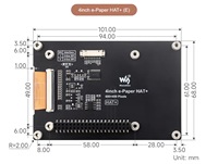 Pantalla e-ink de 4 pulgadas, 400*600 píxeles, papel electrónico en blanco, negro y rojo, etiqueta de precio con pantalla e-paper, pantalla e-ink.