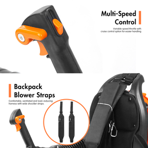 NEOTEC Commercial High Power Strong Garden Petrol Backpack <strong>Gas</strong> 52cc Leaf <strong>Blower</strong> - Product Image 6