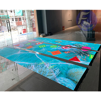 2020 mejor venta colorido rgb Piso Interactivo Pantalla de interior al aire libre pantalla LED de pared