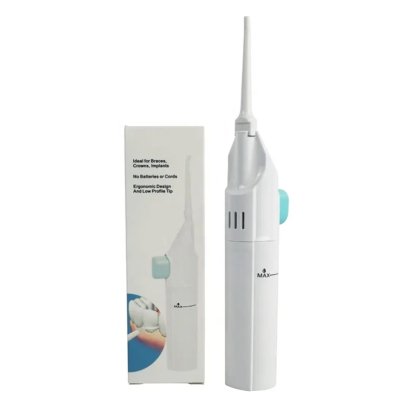 Professional Clean Teeth Ultrasonic Portable Black Water Flosser Tooth irrigator Airfloss Water Jet Pick Tooth Cleaner