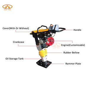 Alat Pemadat Tanah Jumping Jack <span class=keywords><strong>Mikasa</strong></span>, Vibrating Tamping Rammer, Mesin Listrik Tamping Rammer, Hammer - Product Image 6