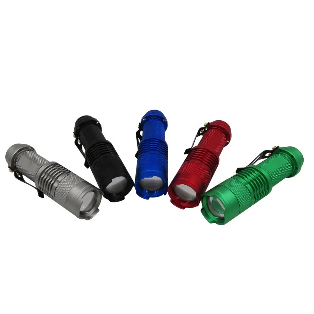 OEM powerful portable multicolor super bright xpe mini flashlights small torch pocket lamp led tactical flashlight