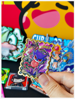 Magnet Kulkas Pokemoned Fantasy Berkualitas Tinggi YQ Ukuran Mini Koleksi Fan Art Kawaii Segel Blind Box Harga Grosir Murah