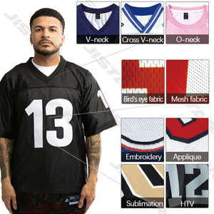 Vintage Pinstripe Mesh Streetwear Oversized V Neck Hip-Hop Sports <strong>Shirt</strong> Custom Red <strong>White</strong> Striped Football Jersey - Product Image 4