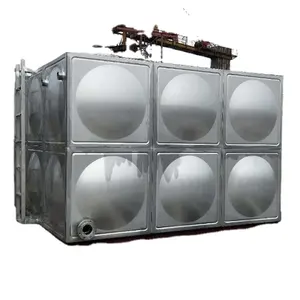 Factory price environmental friendly square module stainless steel cube water Storage tank