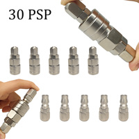 Raccords pneumatiques autobloquants en métal de type japonais pour tubes d'air, fabrication chinoise