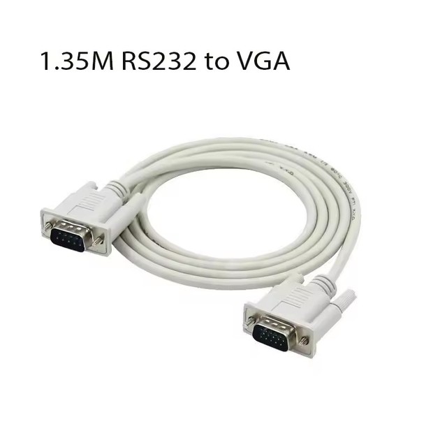 RS232 DB9 9 Pin Male to VGA 15 Pin Male Adapter Cable For Car Video Adapter Cable Computer serial port COM transmission