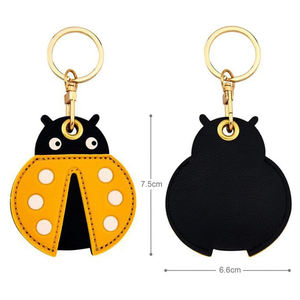 Llaveros Ecológicos y Bonitos al por Mayor, Soportes para Llaves Universales de PU con Patrones de Animales/Frutas de Dibujos Animados, Duraderos, Reutilizables y Protectores - Product Image 6