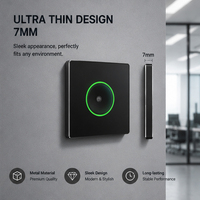 Lector de Control de Acceso Inteligente WCMI, Diseño Ultrafino, Compatible con Tarjetas Tipo A/B M1 y Códigos QR