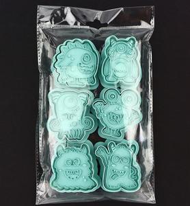 6 cái/bộ Giáng Sinh <span class=keywords><strong>Cookie</strong></span> embosser Khuôn Phim Hoạt Hình Santa Bông Tuyết Mô Hình <span class=keywords><strong>Cookie</strong></span> Cutter - Product Image 6