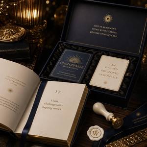 Tarjetas <span class=keywords><strong>de</strong></span> Afirmaciones Bíblicas Impresas a Medida, Inspiradoras, Personalizadas, <span class=keywords><strong>con</strong></span> Versículos <span class=keywords><strong>de</strong></span> Sabiduría Positiva para Guía Diaria, Caja Personalizada - Product Image 3