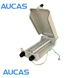 صندوق توزيع اتصالات مقاوم للماء IP65 مناسب لوحدات STB أو LSA كرون، صناديق توزيع ABS تربط 50-100 زوج من الخطوط الهاتفية - Product Image 4