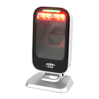 Lecteur de codes-barres 2D AK-9208H USB RS232 pour Linux, Windows, Android, MAC – Prise en charge des codes recouverts, paiement par téléphone, grand angle, longue portée