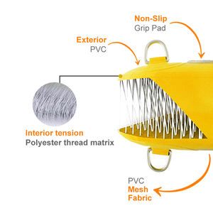 <span class=keywords><strong>Rampa</strong></span> de Agua Inflable <span class=keywords><strong>para</strong></span> <span class=keywords><strong>Perros</strong></span> de Tamaño Personalizado con Anillos en D de Metal, Material Drop Stitch <span class=keywords><strong>para</strong></span> Barcos, Muelles, Piscinas y Uso Doméstico, Soporta 200 Libras - Product Image 3