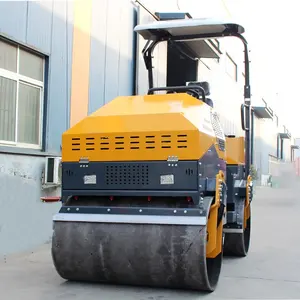 Ce khuyến mãi động cơ diesel rung động nhỏ đường lăn 3t 3000kg vivrator compactor sử dụng cho nhựa đường