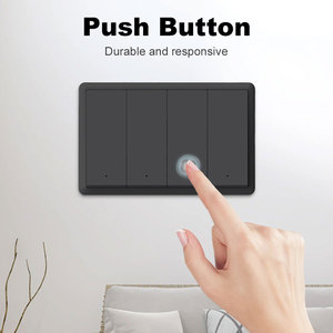 Tuya Matter WLAN Smart-Schalter, Neutralleiter Optional, US-Standard, Drucktaster-Lichtschalter mit Sprachsteuerung für Alexa - Product Image 2