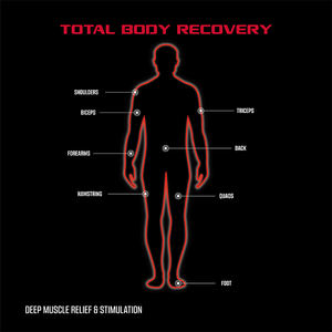 Beheizte Mini Gun Muskel massage pistole Leistungs starker Deep Thera Attachment 4 Massage kopf - Product Image 4