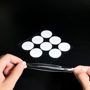 Su misura <span class=keywords><strong>Super</strong></span> <span class=keywords><strong>forte</strong></span> carta autoadesiva rotonda acrilico <span class=keywords><strong>biadesivo</strong></span> trasparente fustellante - Product Image 6