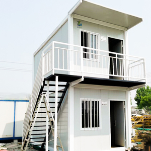 Contenedores de 20 pies de Bajo Costo, Casa Contenedor Portátil de 2 Pisos, Contenedor de Acero, Casas Prefabricadas - Product Image 1