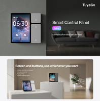 Commutateurs muraux intelligents à écran tactile de 3.5 pouces relais 3 gangs pour Tuya APP PC de télécommande domestique 3 voies 220V 16A EU pour la vie domestique