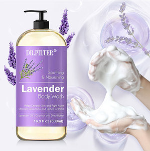 <span class=keywords><strong>Gel</strong></span> <span class=keywords><strong>Douche</strong></span> Parfum Pétale Lavande Blanche Herbe d'ange Marque privée Savon corporel biologique naturel de luxe Nettoyant pour le corps - Product Image 6