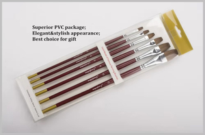 Pinceau à poils de cheval pour peinture acrylique, <span class=keywords><strong>vente</strong></span> chaude - Product Image 4