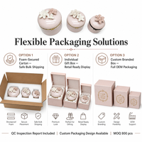Boîtes à bijoux portables modernes en céramique rose en forme de cœur avec motif floral, boîte à bijoux en porcelaine avec couvercle, boîtes cadeaux faites à la main