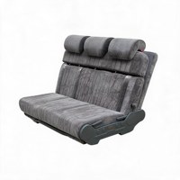 Siège de voiture convertible 3 places, inclinable à 180 degrés pour devenir un lit, siège pliable pour camping-car, bus, personnalisable