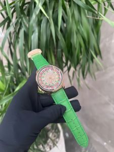 Montre mécanique de luxe, haute qualité, design ultra-détail, étanche, cadran vert, bracelet - Product Image 5