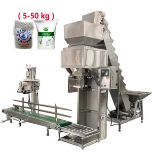 50Kg Hoge Nauwkeurigheid Custard Poeder Auger Doen Filler/50Kg Regenworm Poederzak Vullen Verpakkingsmachine