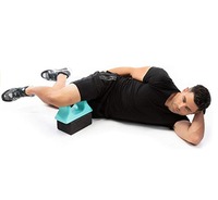 Masseur portable en U pour les tissus profonds, idéal pour la libération et le soulagement des muscles des ischio-jambiers, des mollets, des cuisses, de la taille et du dos