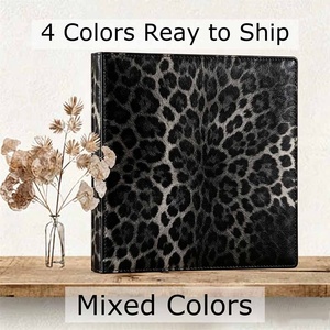 Album Fotografico Personalizzato in Pelle con Stampa Leopardata Yihe, Regalo per Neonati, Scrapbook per Genitori, <span class=keywords><strong>Libro</strong></span> dei Ricordi d'Infanzia - Product Image 2