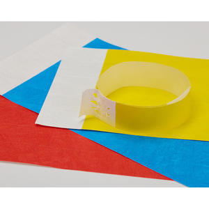Bracelets en Tyvek couleur unie imprimés UV pour l'identification des événements, 19 mm (3/4 po), usage événementiel - Product Image 2