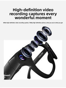 AI Smart <b>Glasses</b> D-Shaped Frame Plastic Titanium Real-Time Translation Voice Control Type-C Charging GY03 - Product Image 3