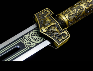 Épée Ragnar Lothbrok faite à la main en acier <span class=keywords><strong>Witcher</strong></span> King Sword avec fourreau cadeau d'anniversaire personnalisable pour petit ami <span class=keywords><strong>Cosplay</strong></span> - Product Image 5