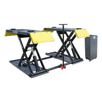 TFAUTENF TF-MSL3500 Élévateur à ciseaux à hauteur moyenne 3,5T, élévateur hydraulique mobile pour voitures 1000mm pour garage de changement de pneus