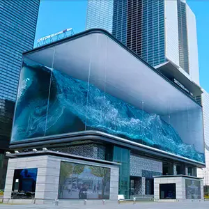 European American Popular Outdoor Transparent Screen Led Display Transparent Shop Window Indoor Cabinet Led Screen